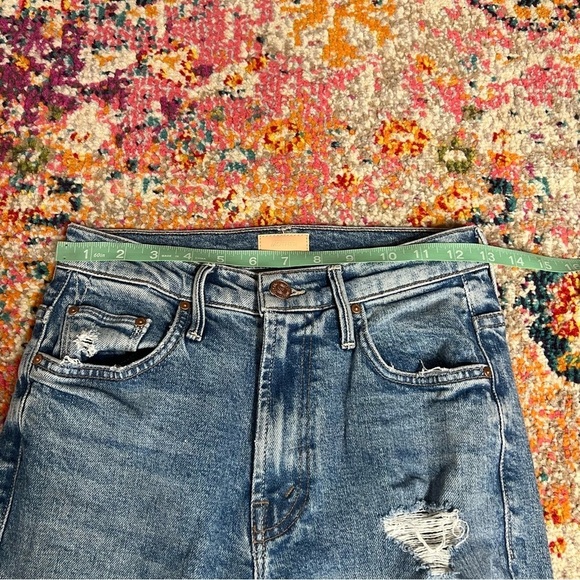 Mother Denim The Insider Ankle in Bloom and Doom Jeans Medium Wash Size 25 - Picture 14 of 16
